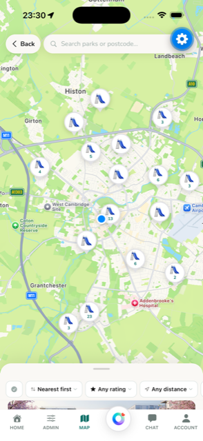 Parks map